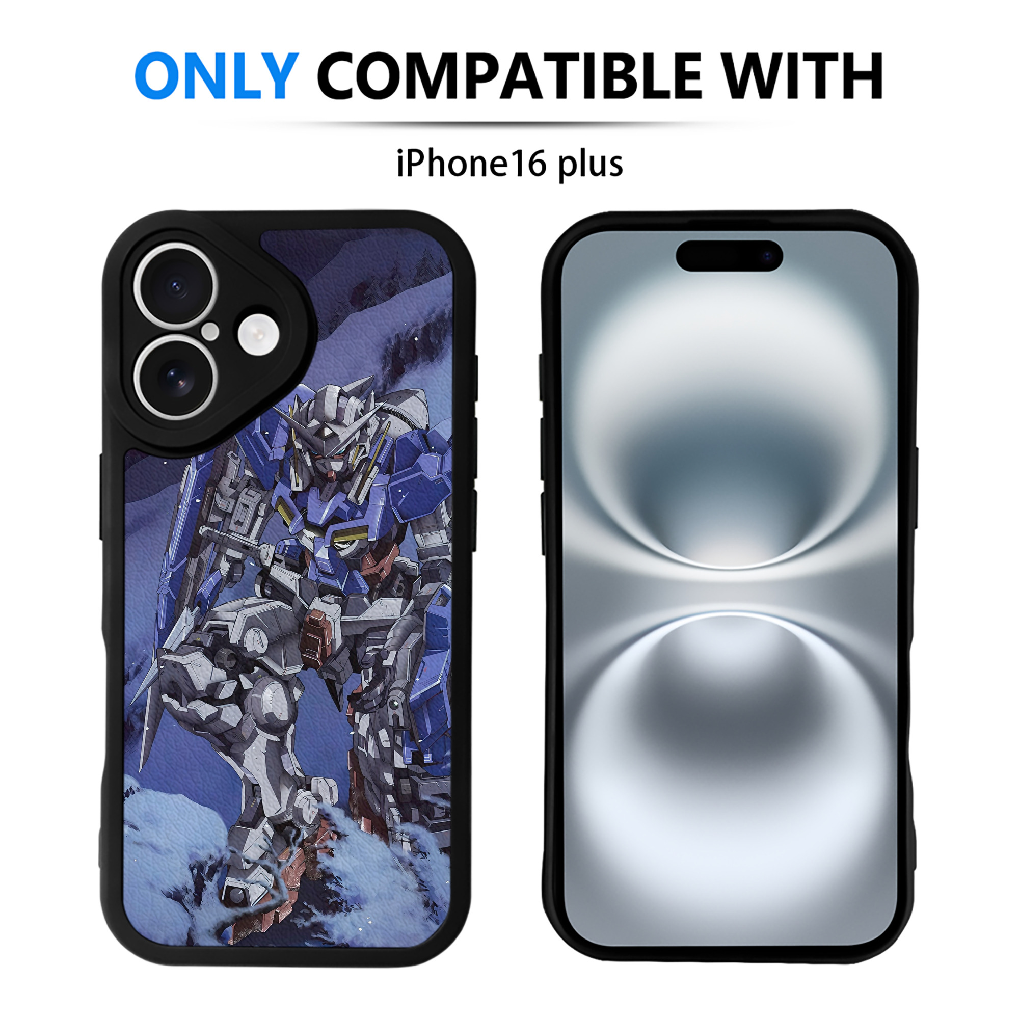 （画像用） 機動戦士ガンダム Mobile Suit Gundam 【iPhone 16シリーズ対応】シリコンスマホケース（レザー調） 材質：シリコン